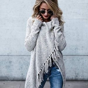 Wrap around sweater